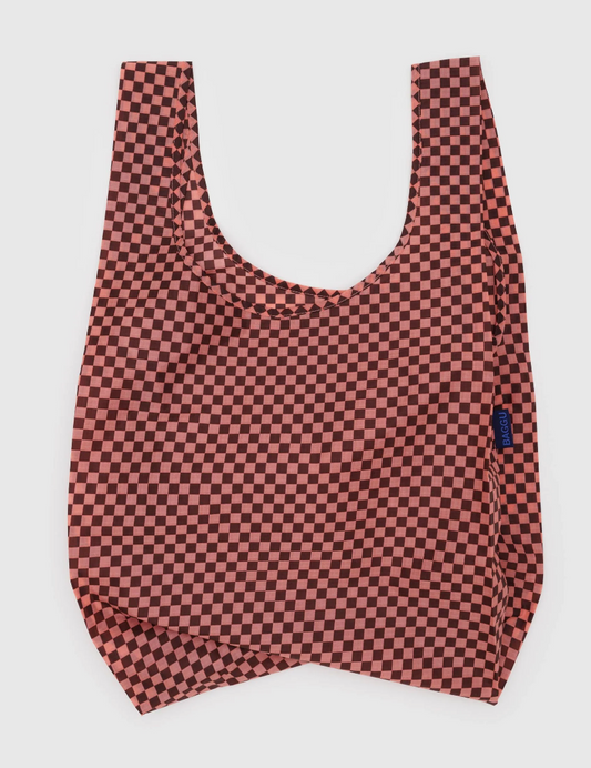 Standard Baggu - Pink Brown Check