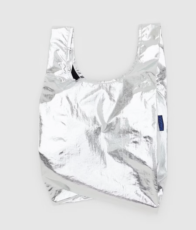 Baby Baggu - Silver Metallic